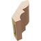 Ekena Millwork 5-inch W x 6-inch D x 6-inch H Ridgewood Rough Cedar Woodgrain TimberThane Knee Brace, Primed BRCUR05X06X06RIDRCPR - alternate 3